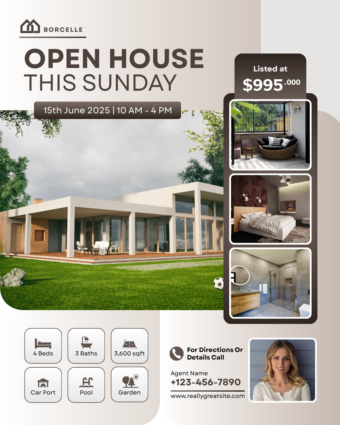 1 Good example of branded real estate social media post