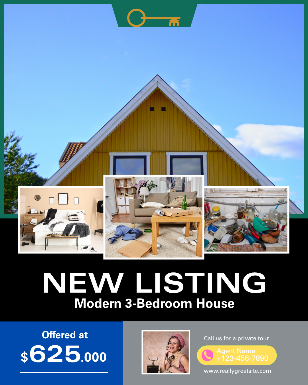 2 Example of poor real estate social media post