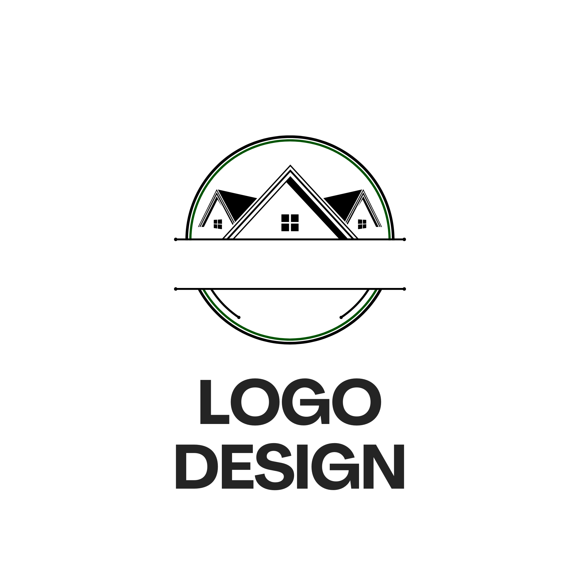 Fiverr Gig: design a professional real estate logo